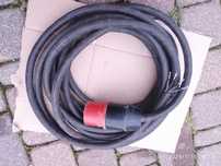 Kabel przewód 4x2,5 mm z wtyczką 32A dł. 8,35 mb