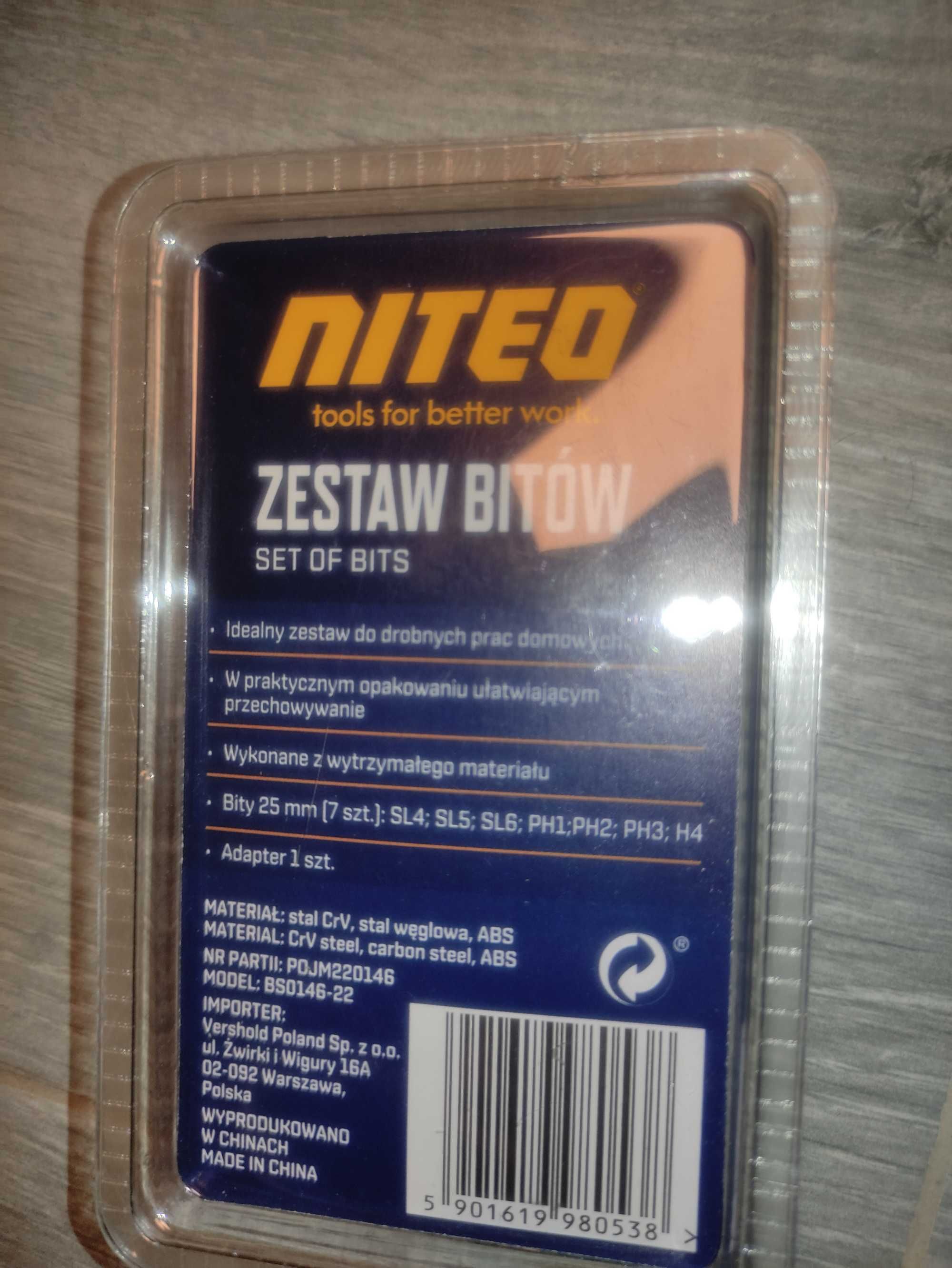 Zestaw bitów 8 elementów