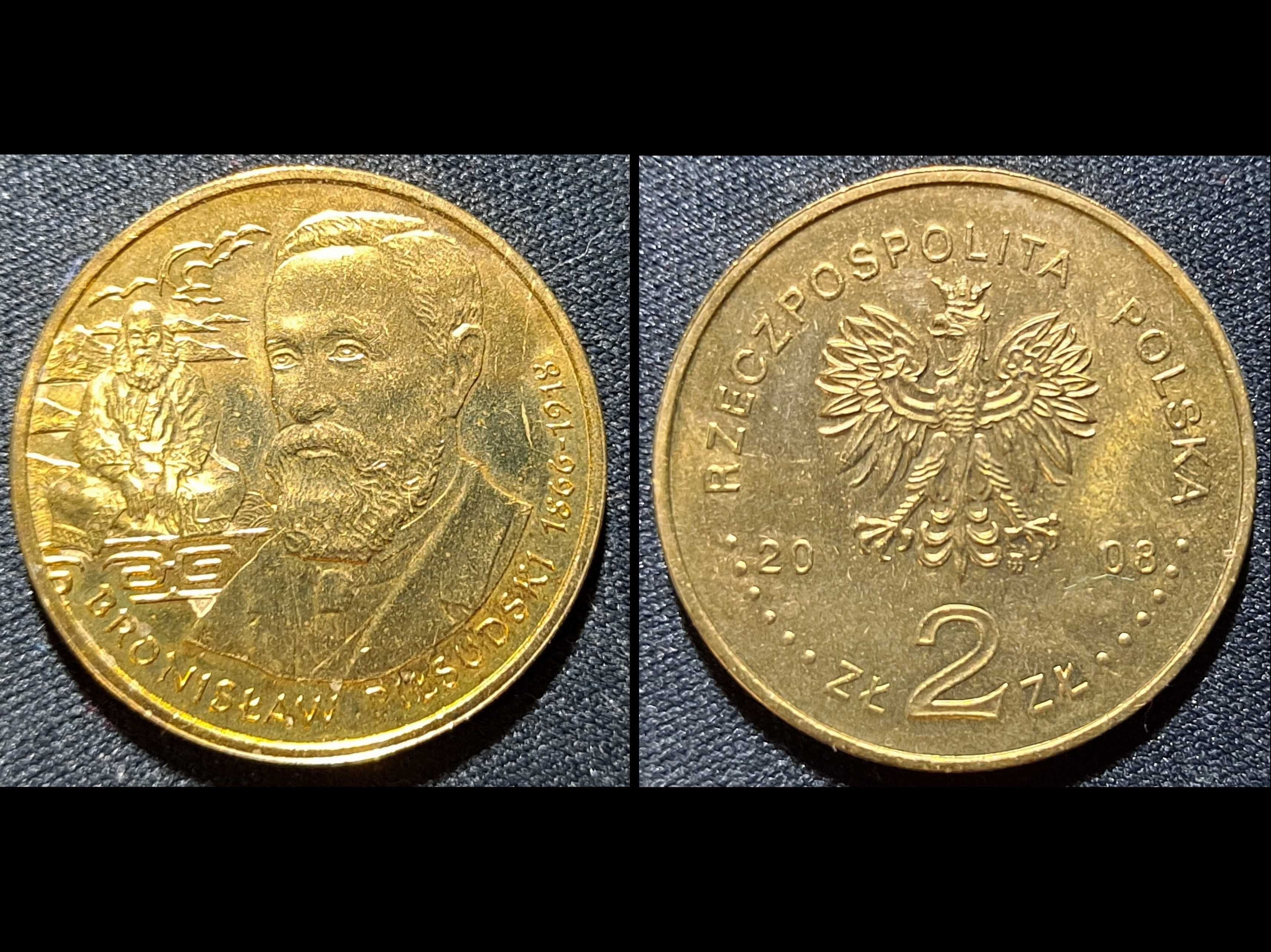 2 złote - Nordic Gold - Bronisław Piłsudski - rocznik 2008