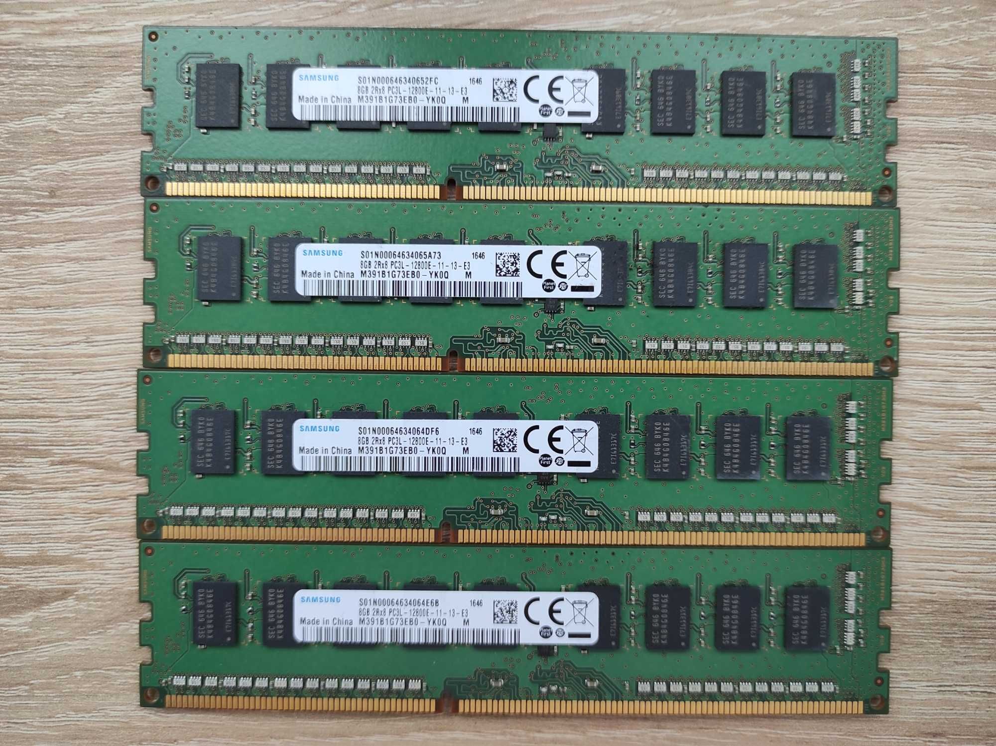 Samsung 8Gb DDR3 1600 PC3-12800E ECC Unbuffered