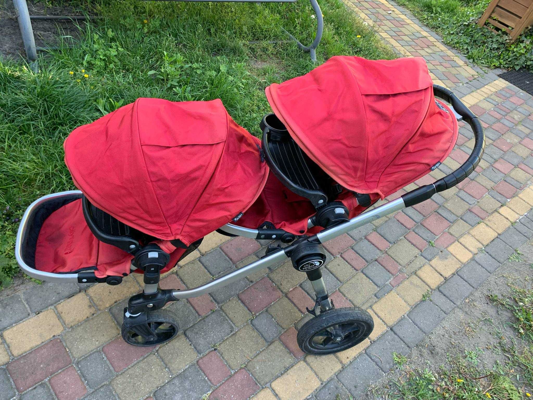 Wózek Baby Jogger City Select - spacerówka dla bliźniaków/rok po roku