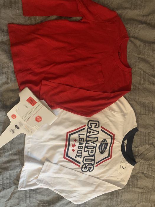 2 nowe bluzki smyk 110