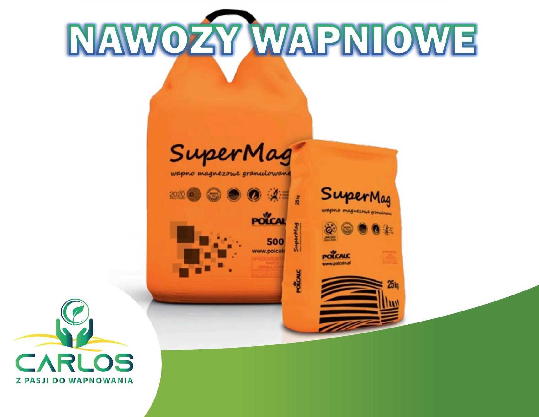 Wapno nawozowe granulowane POLCALC SUPERMAG, Faktura VAT