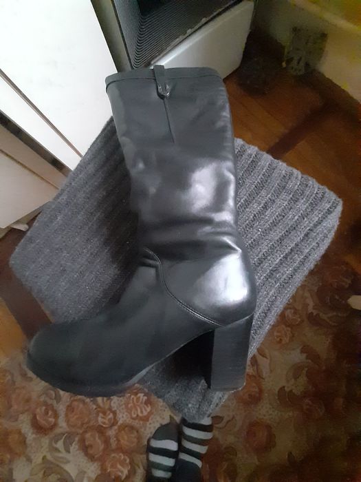 Чоботи шкіряні зимові жіночі