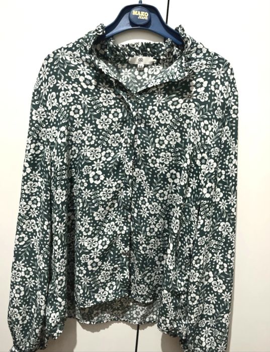 Camisa verde e branca da La Redoute