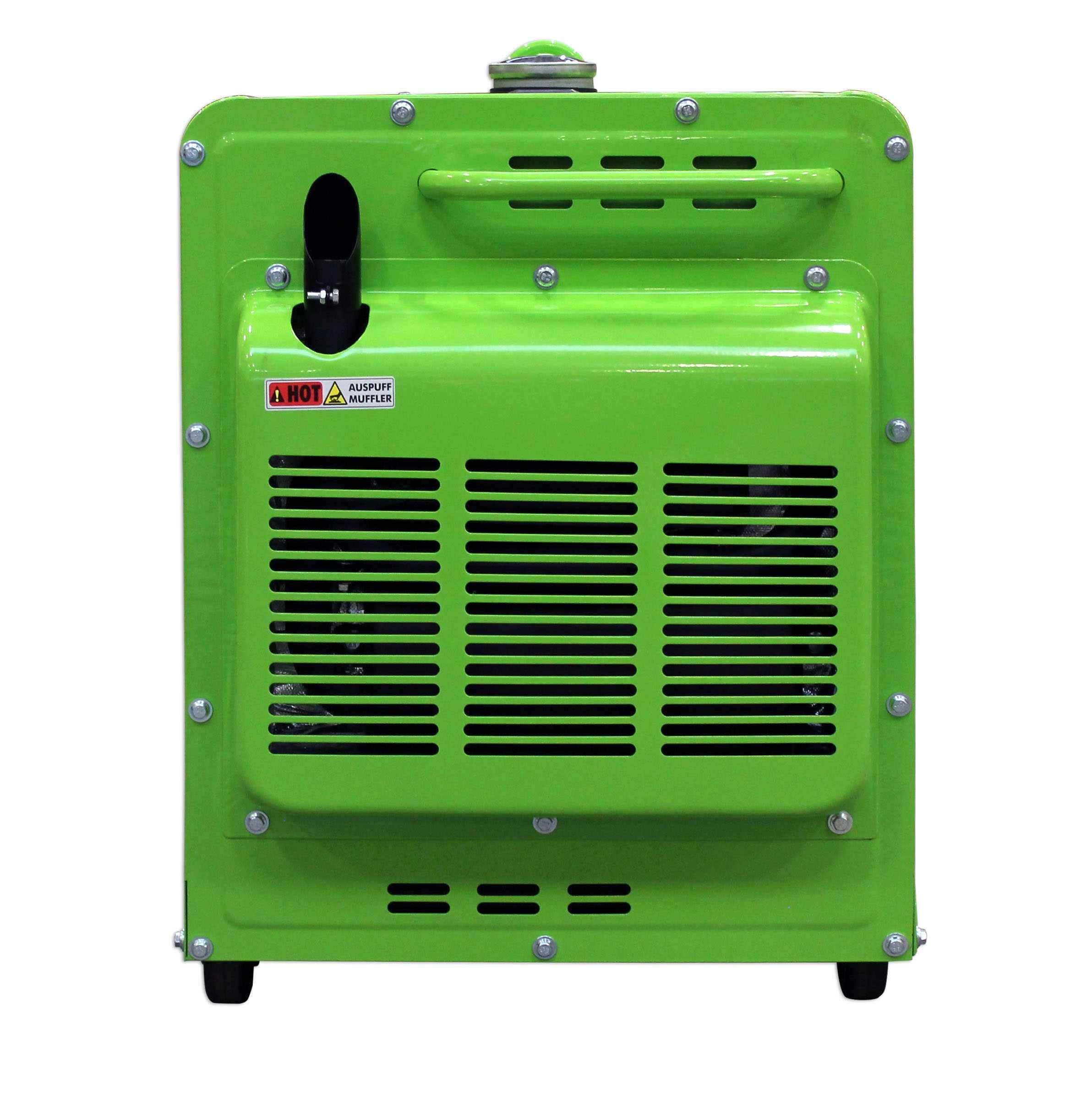 Generator Agregat Prądu AVR Diesel 6,5kW 230/400V prądotwórczy 3 fazy