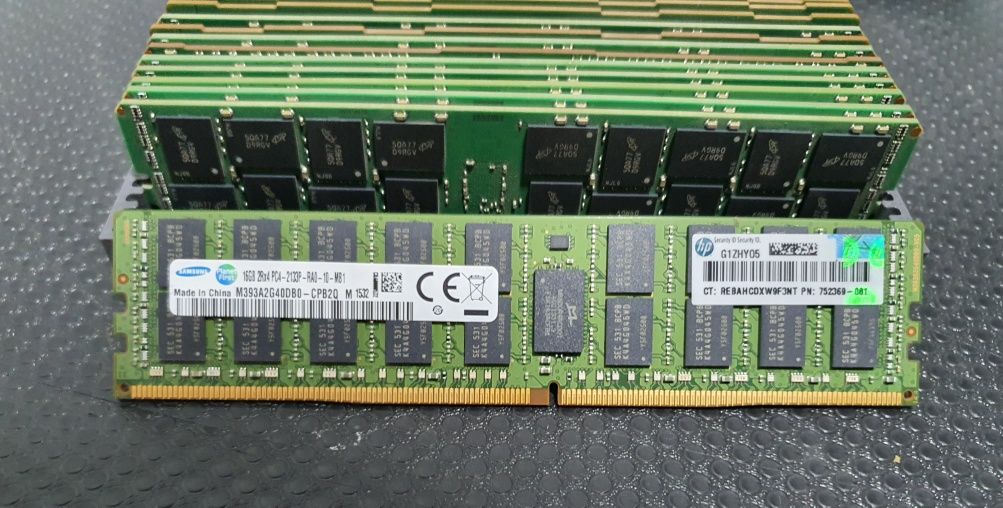 RAM DDR4 16gb 2133mhz ECC HP