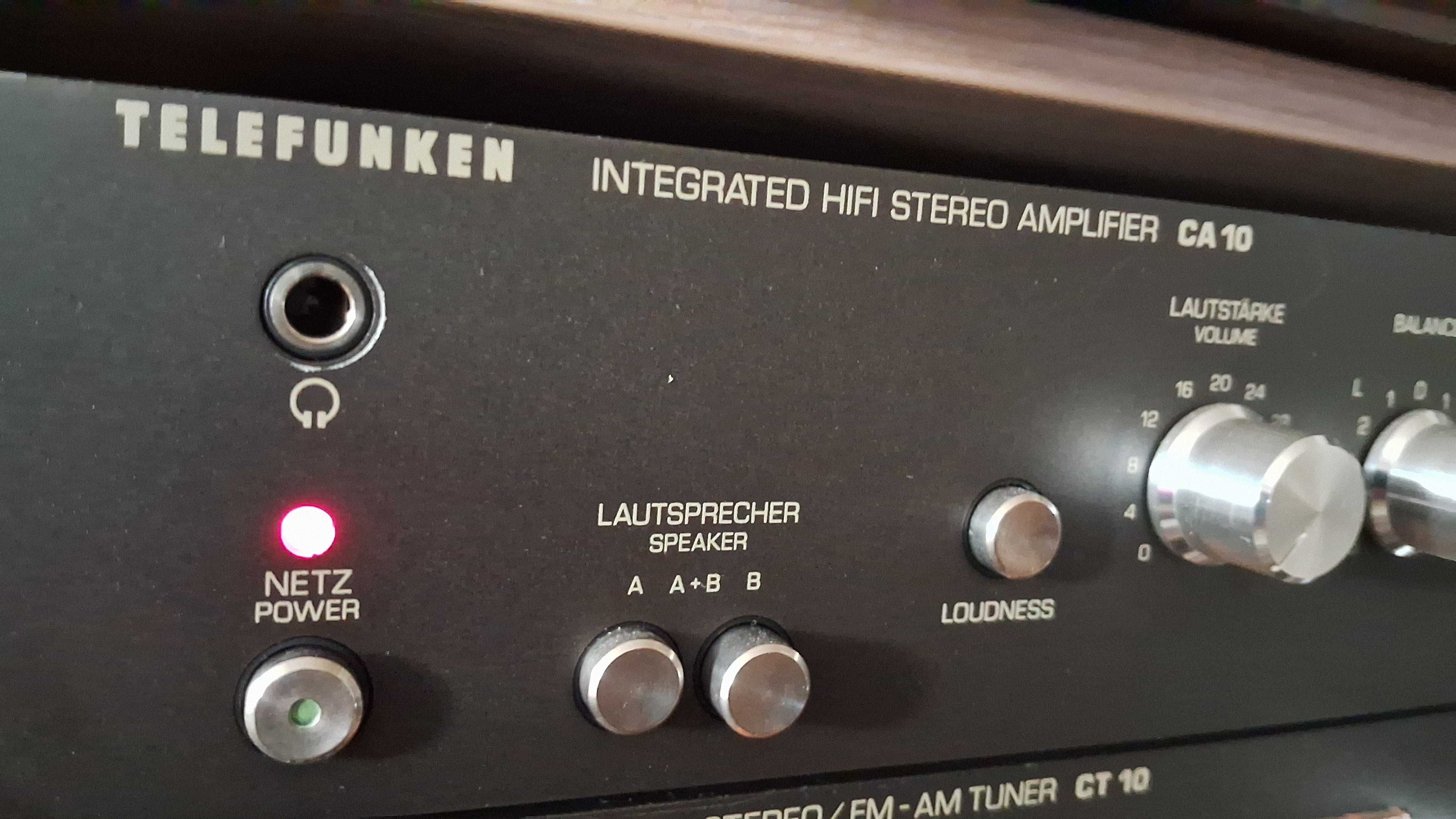 Telefunken HiFi Anlage - C 1  \ Telefunken ca10 tuner ct10 tape cc20