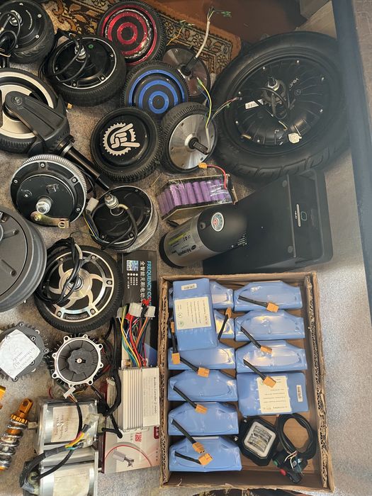 Мотор-колесо на гироскутер гироборд электросамокат ветряк самоделку