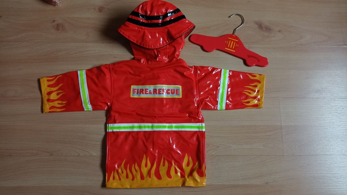 Kidorable My First Raincoat płaszcz kurtka przeciwdeszczowa strażak