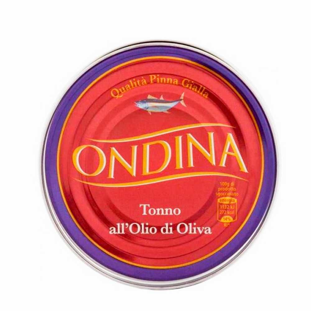 Тунець в оливковій олії, ONDINA Tonno all Olio di Oliva, 80 г