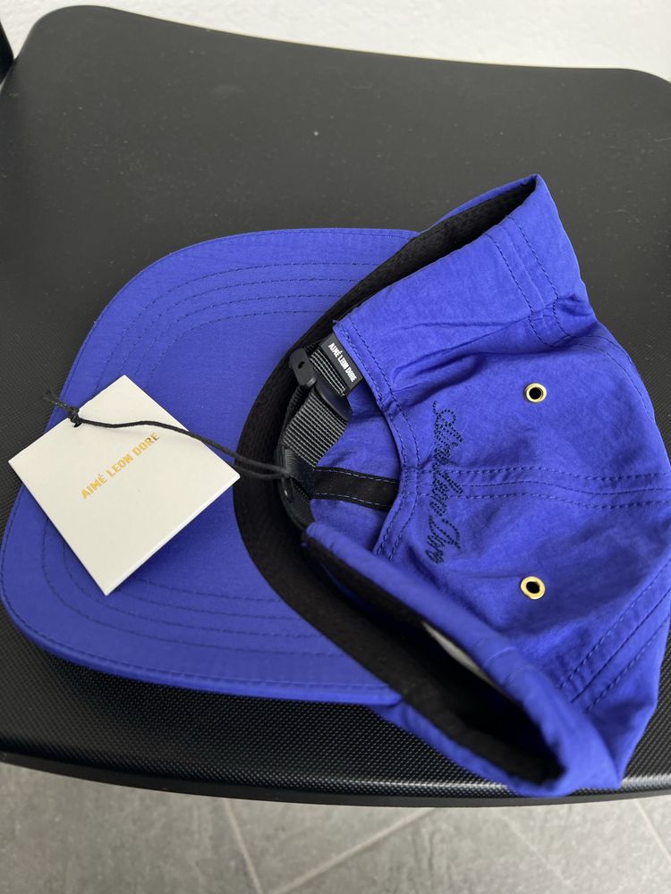 Aime Leon Dore script nylon hat violet blue cap czapka z daszkiem