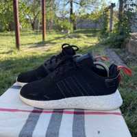 Кроссовки Adidas NMD R2 Black/Grey, 40 размер, Оригинал