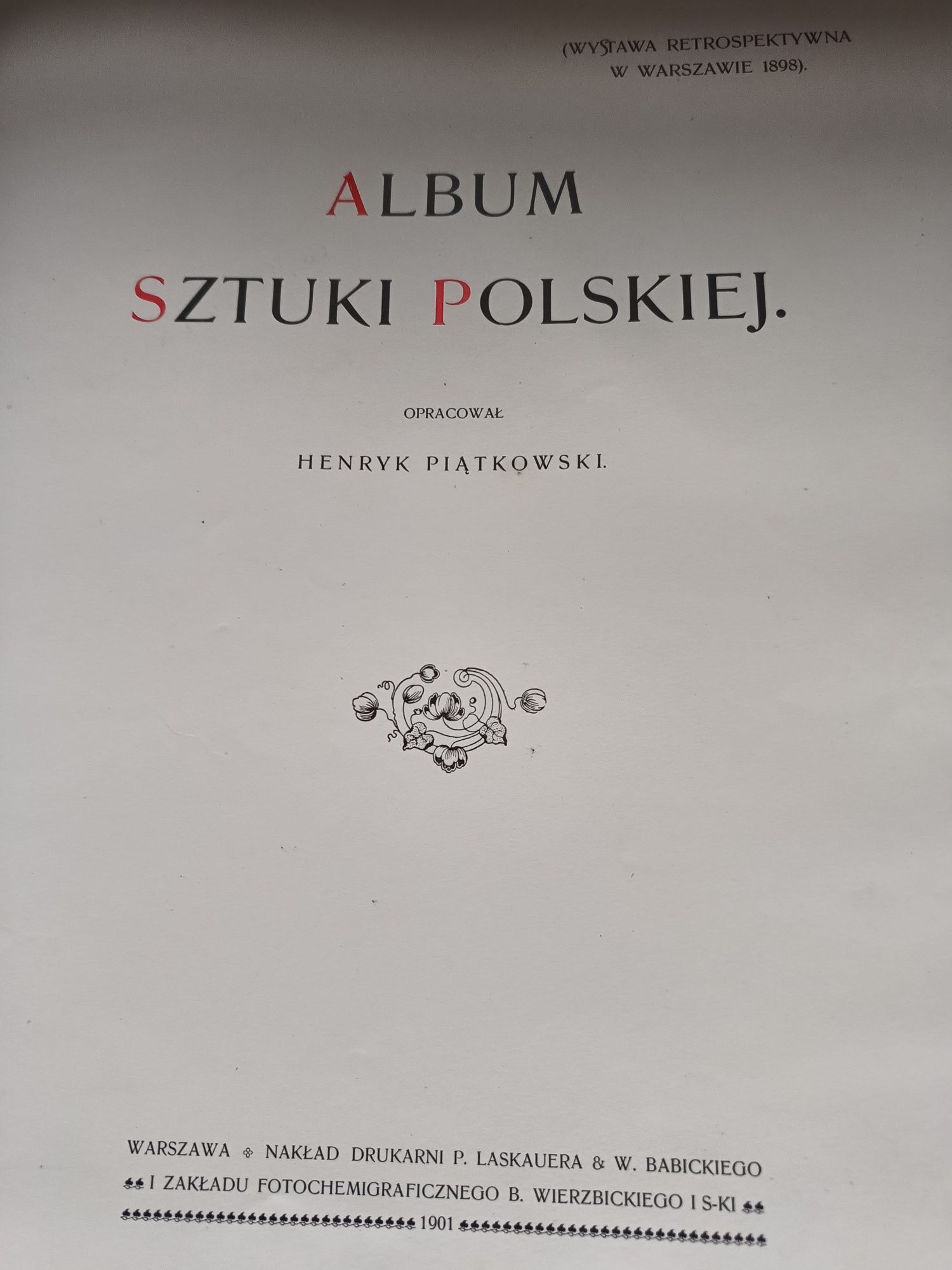 Album sztuki polskiej 1900r