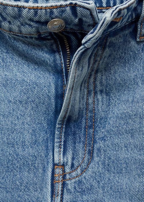 Spódnica jeansowa midi z rozporkiem Mango M