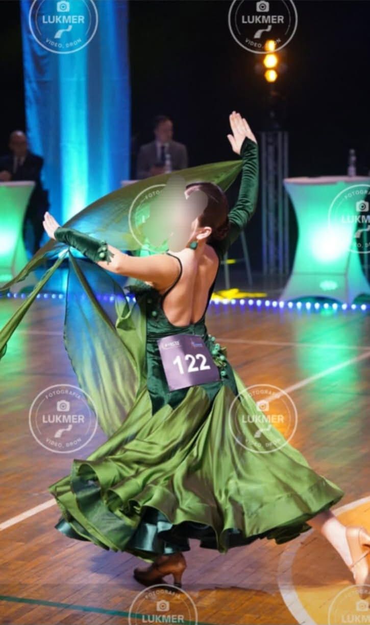 Sukienka do standardu 140 - 152 cm TANIEC TOWARZYSKI