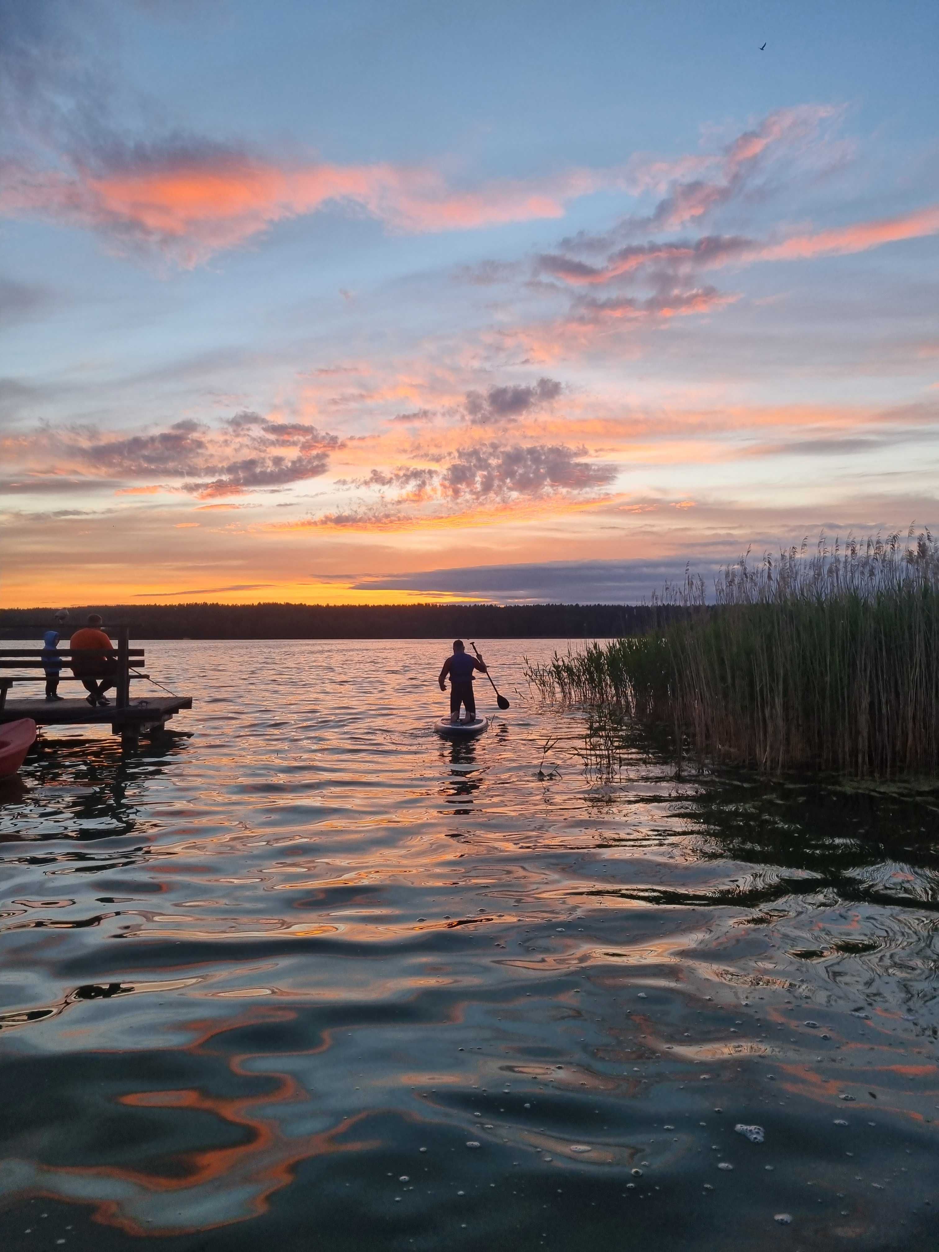 Domek nad jeziorem z własną linią brzegową Mazury Ryn, Rybical - Ryś