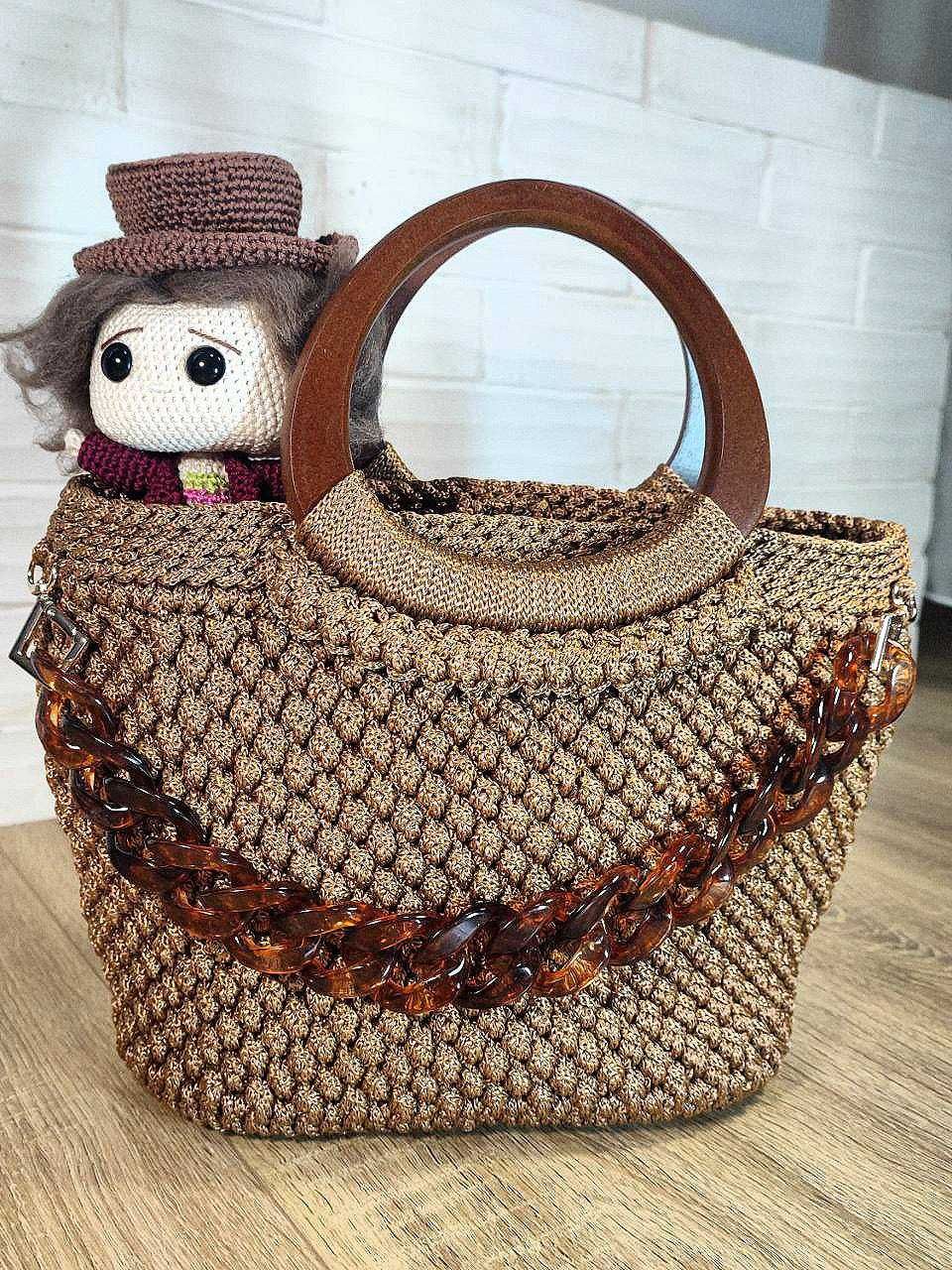 В'язана сумка CROSSBODY/Кроссбоди/Шопер