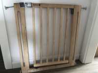 Bramka rozporowa drewniana Safety First 73-80 cm