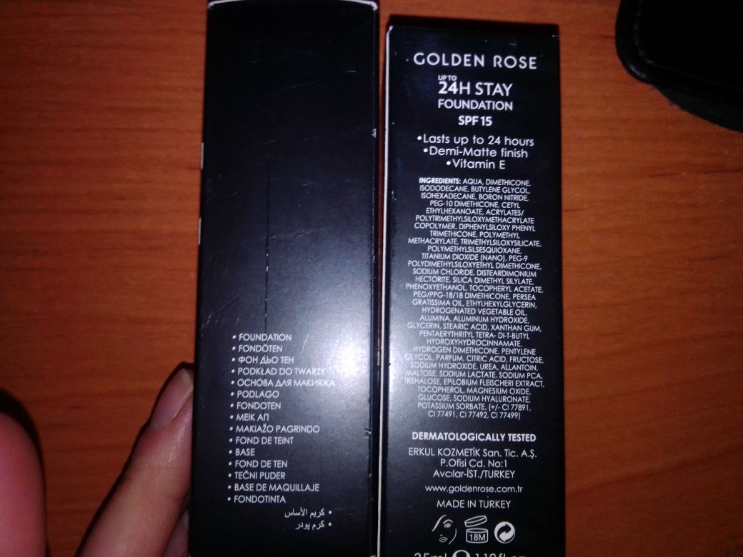 Podkład puder Golden Rose kolor 04