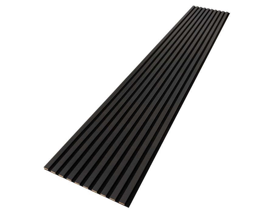 Lamele ścienne 275x45 cm na czarnym filcu Dąb Santa