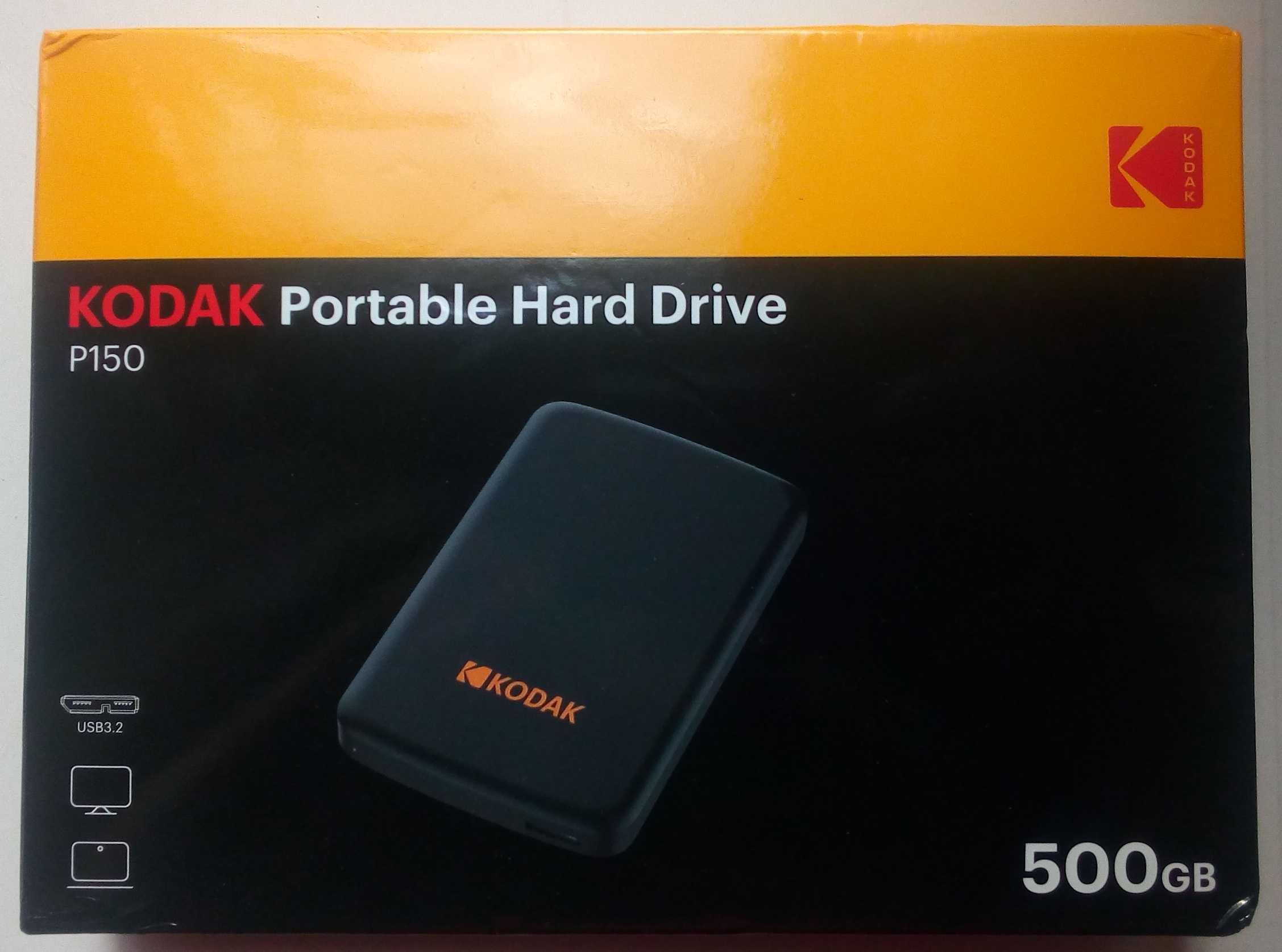 Внешний жесткий диск Kodak P150 500 Гб (новый)