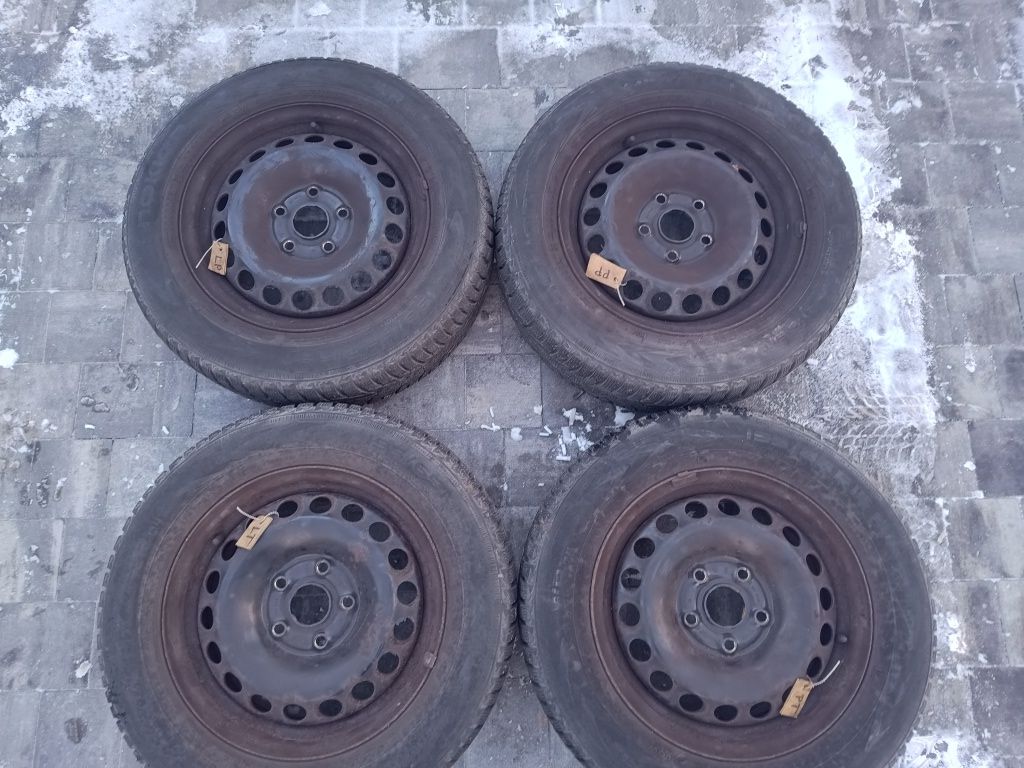Koła zimowe Skoda VW 5x100 195/65/15