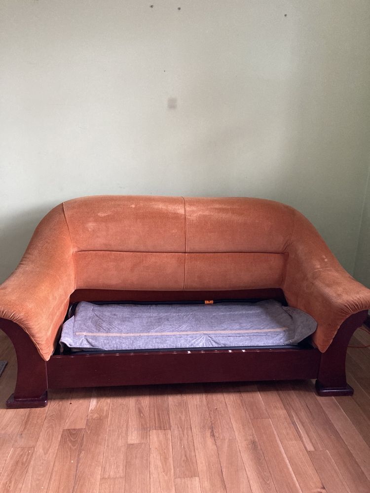 Fotel, sofa, pufa w idealnym stanie. Tanio.