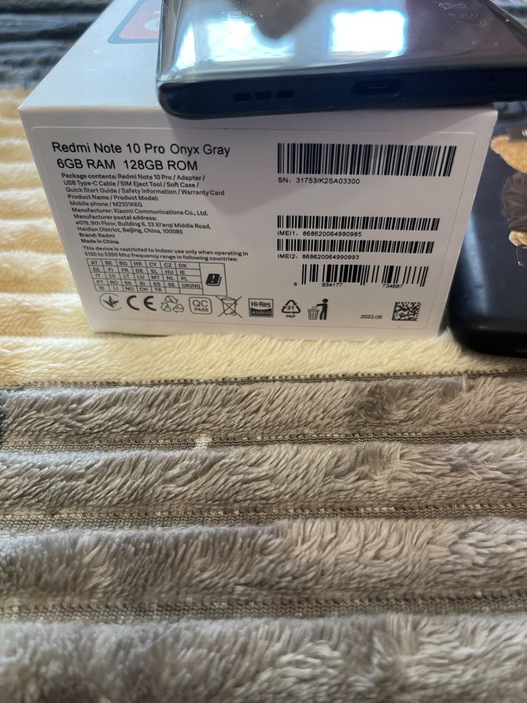 Xiaomi Redmi Note 10 Pro 6/128GB Onyx Gray