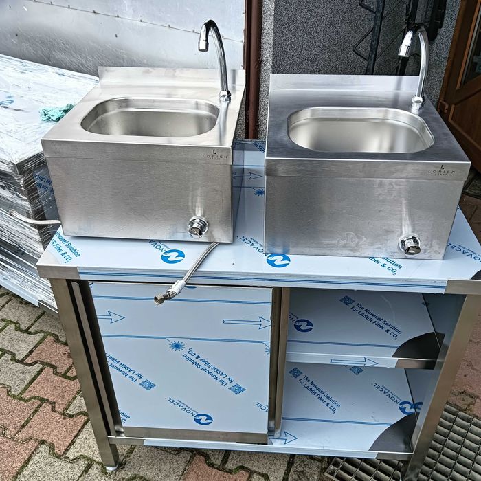 Umywalka wisząca bezdotykowa Kolanowa do rąk 40x40