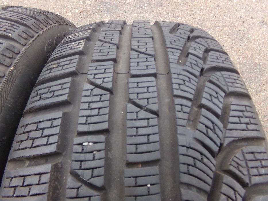 225/45/17  - - 7mm -   PIRELLI   - ZIMA  - 4szt  - komplet  -  Tanio