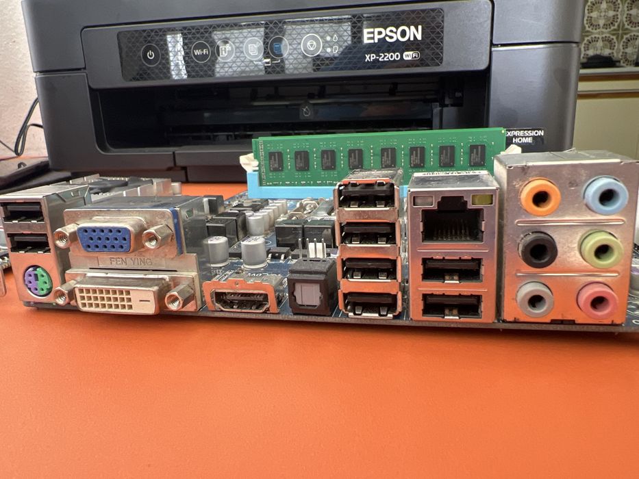 Motherboard+processador+ram+gráfica