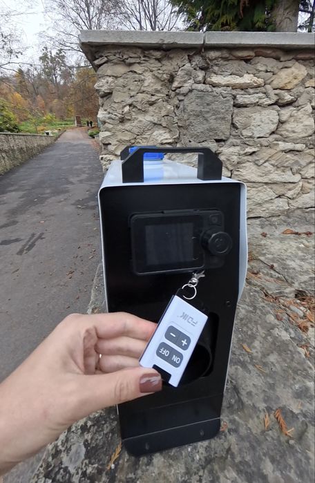 Обігрівач дизельний портативний FDIK T7. 8 кВт 12/24/220 В Bluetooth +