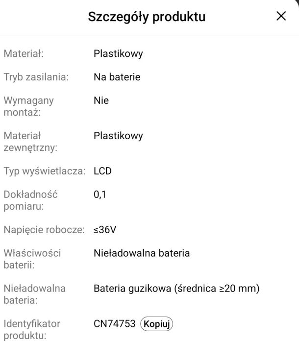2 termometry w skali Fahrenheit Nowe