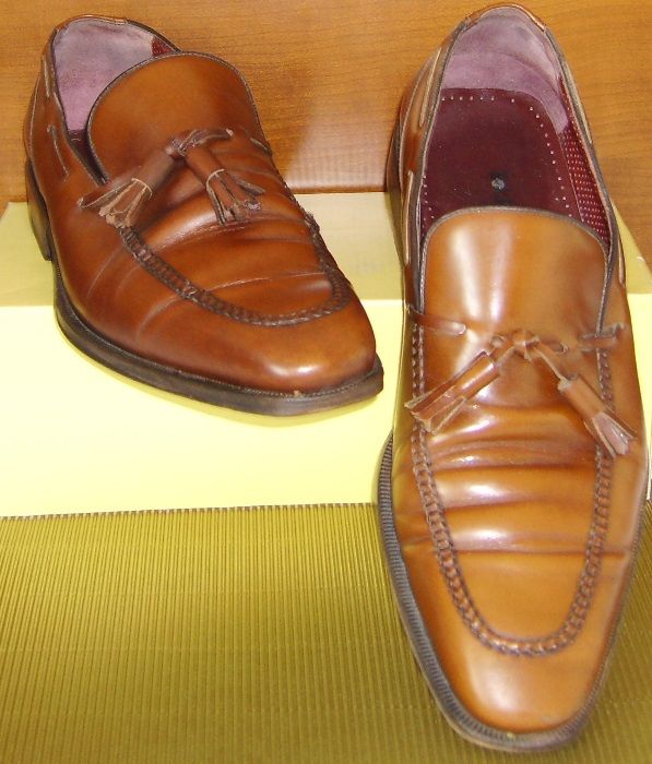 ULTIMO DIA Sapatos de homem BARRATS - forro e sola 100% pele