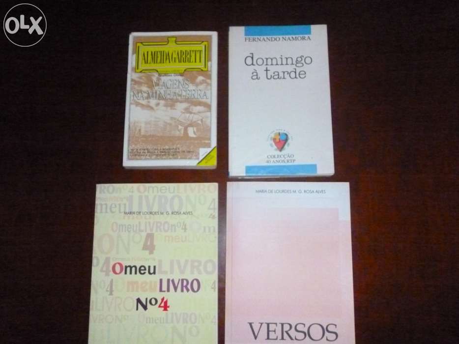 Livros “almeida garrett” / “fernando namora” / “maria de lurdes m.e.ro