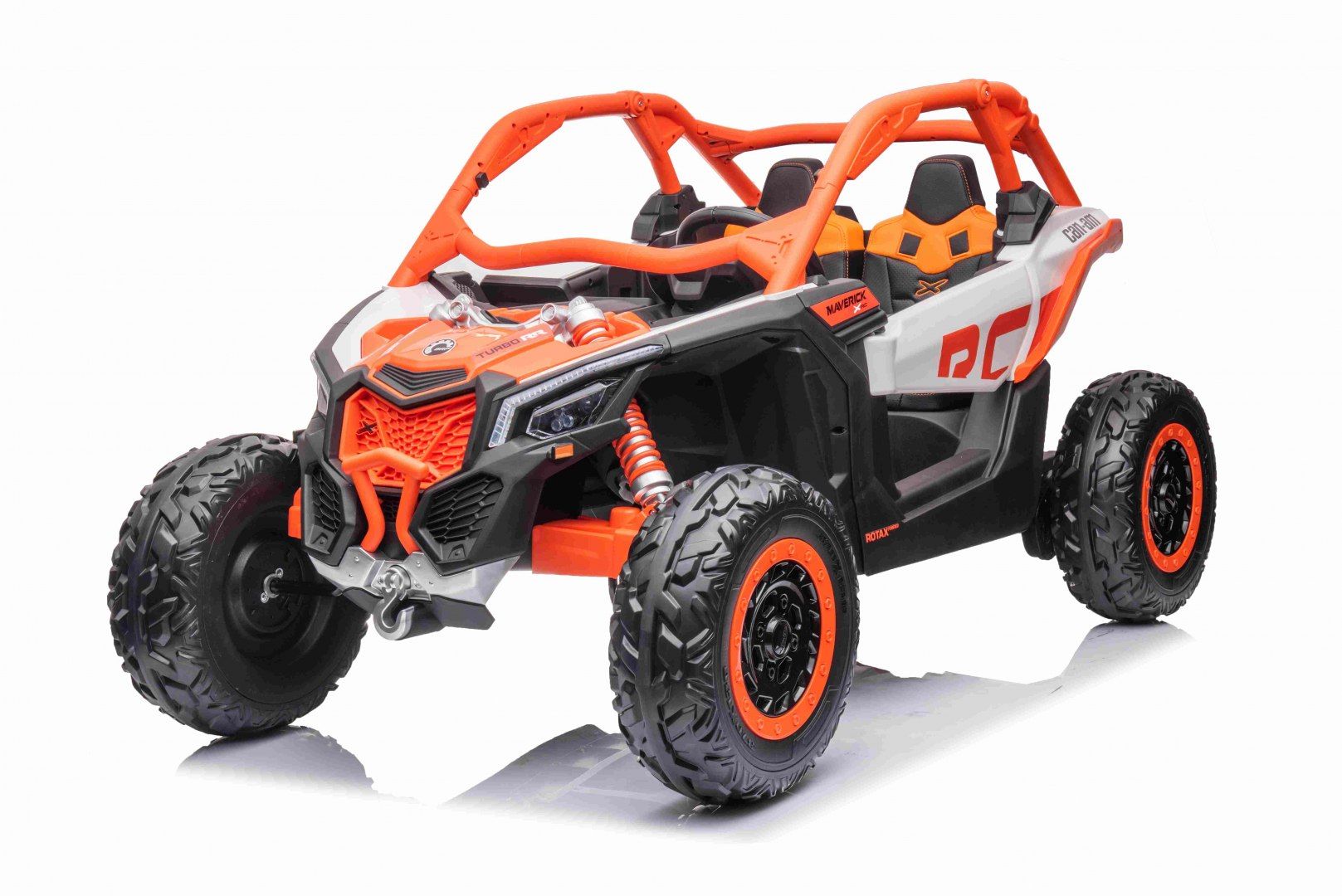 24v 4x200w Auto na akumulator Buggy Maverick Turbo RR Pomarańczowy