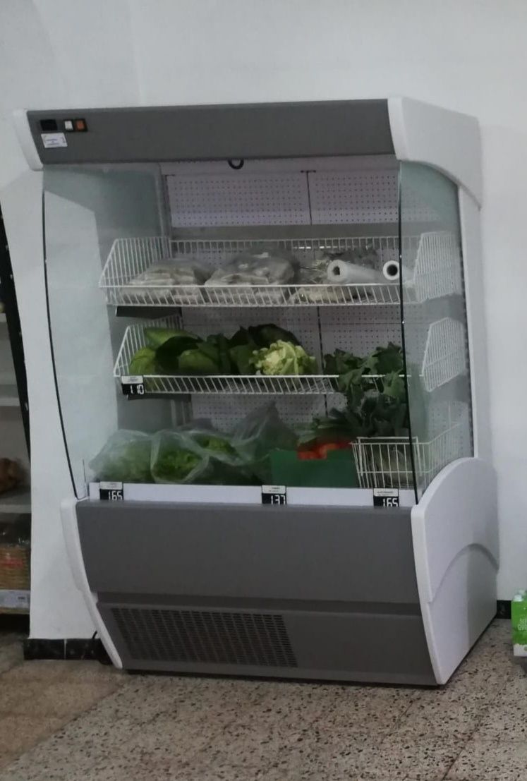 Arca refrigeradora vertical com cesto