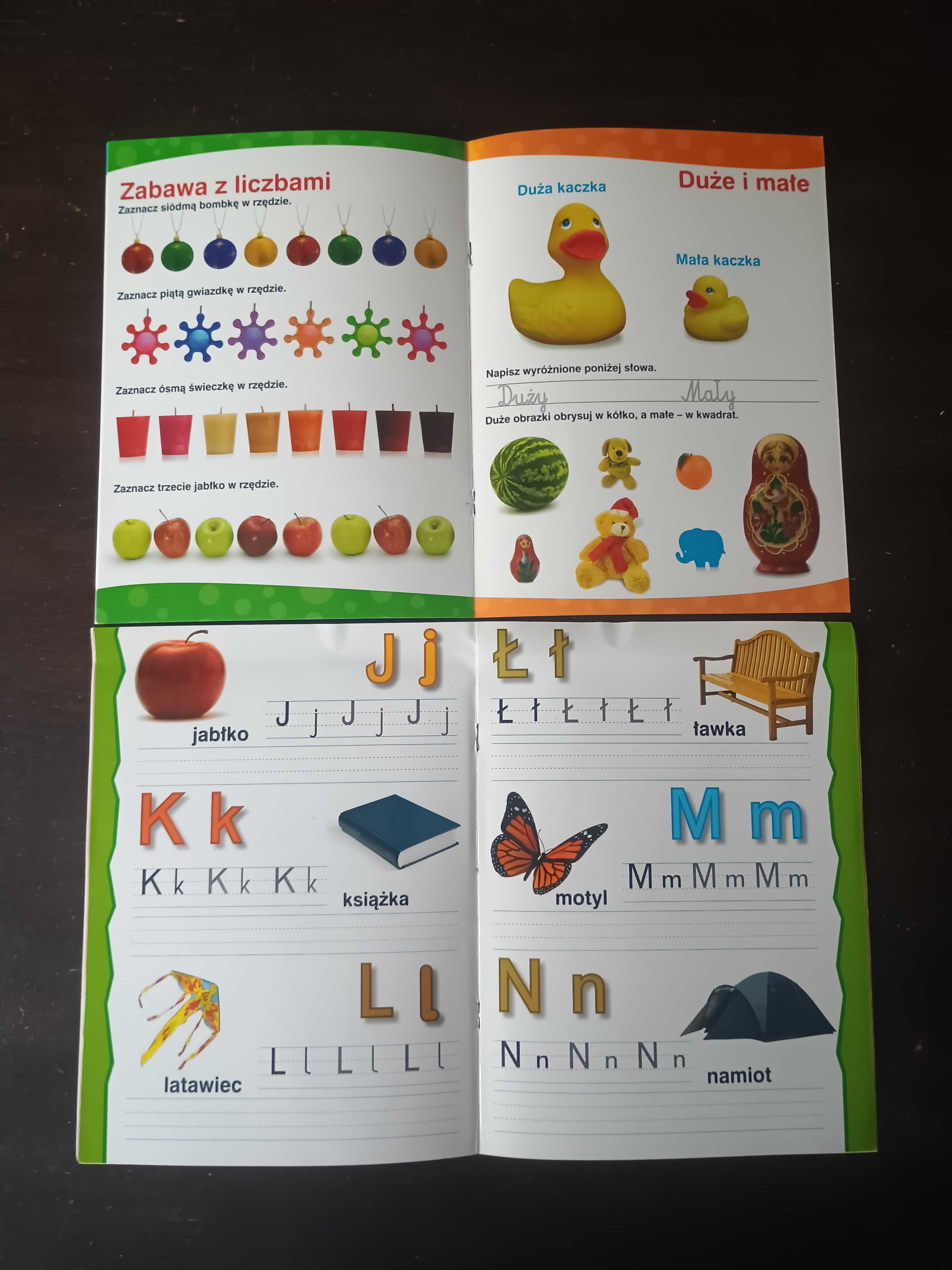 Książeczka z zadaniami Alfabet, wesołe zadania, mądry maluch