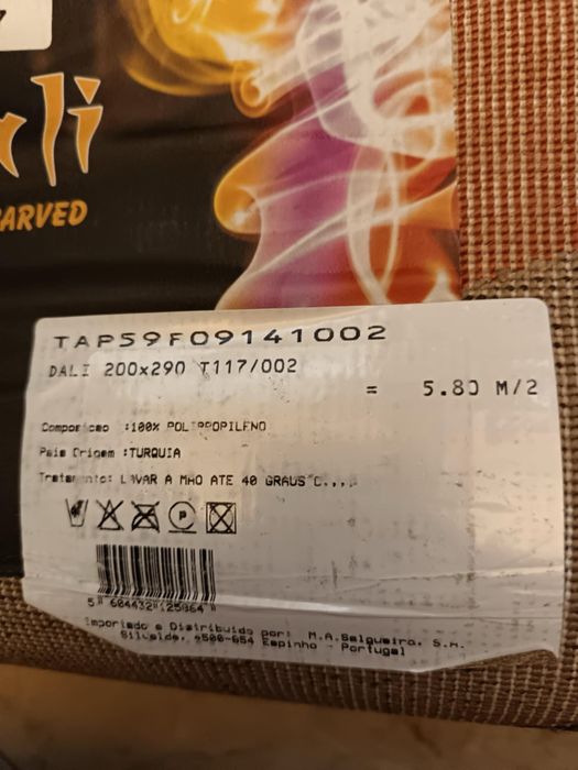 Carpete de sala 5.8 metros quadrados