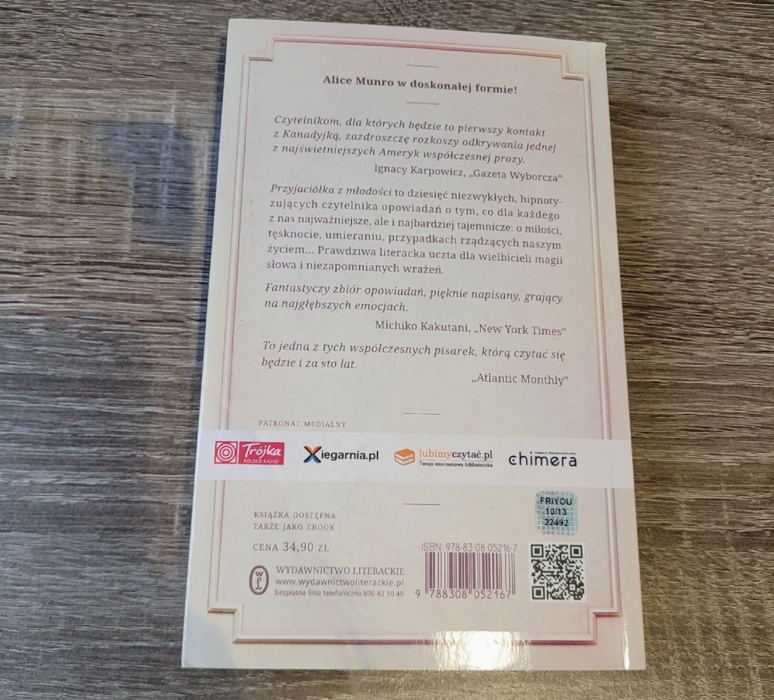 Książka ,,Przyjaciółka z młodości" Alice Munro