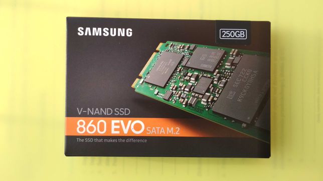 Nowy dysk SSD Samsung 860 EVO SATA M.2 250GB. Zaplombowany.