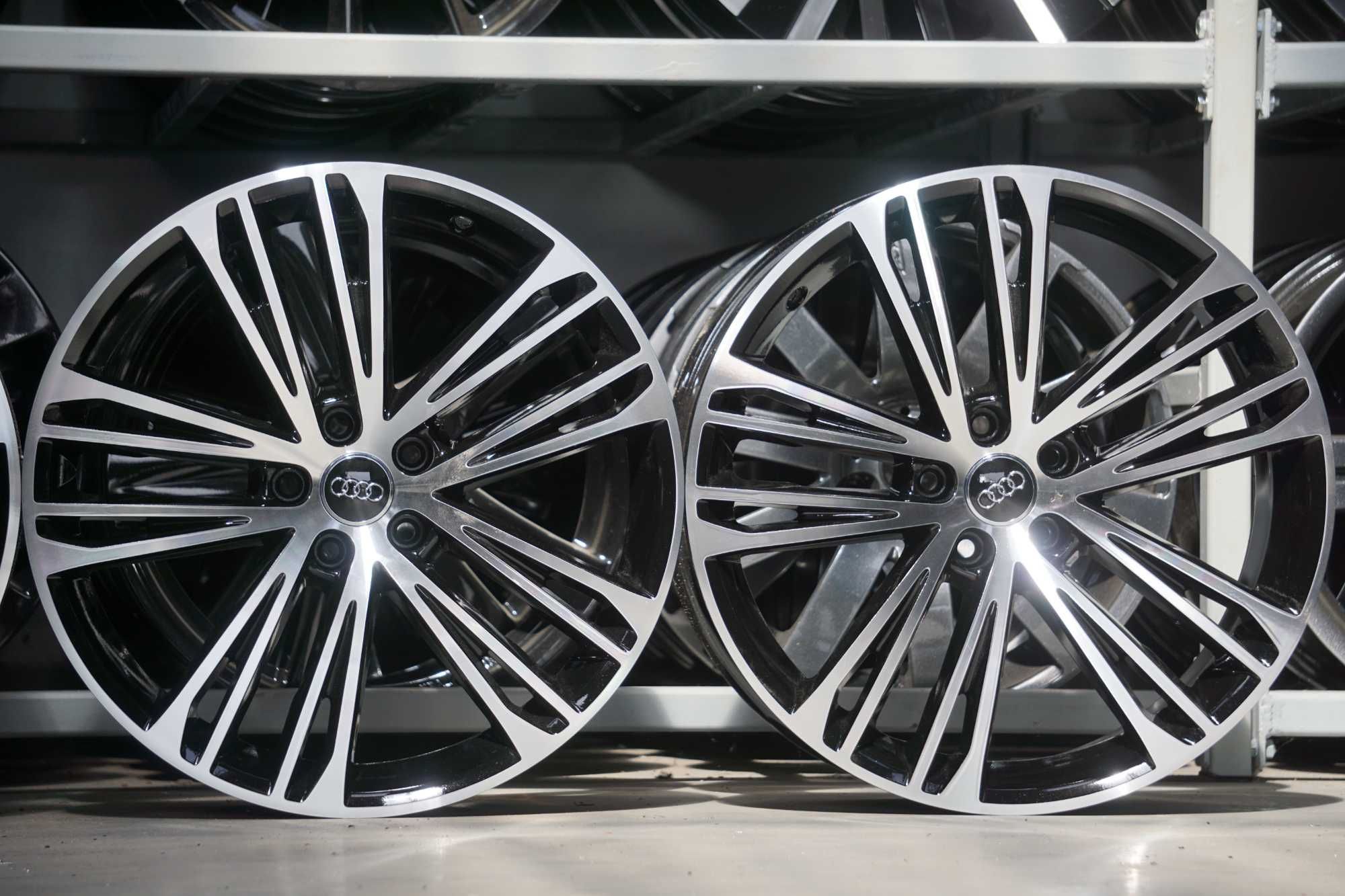 Alufelgi Audi A7 A5 A6 A8 Q5 Q7 5x112 8.5Jx20 et30 czarne i cnc