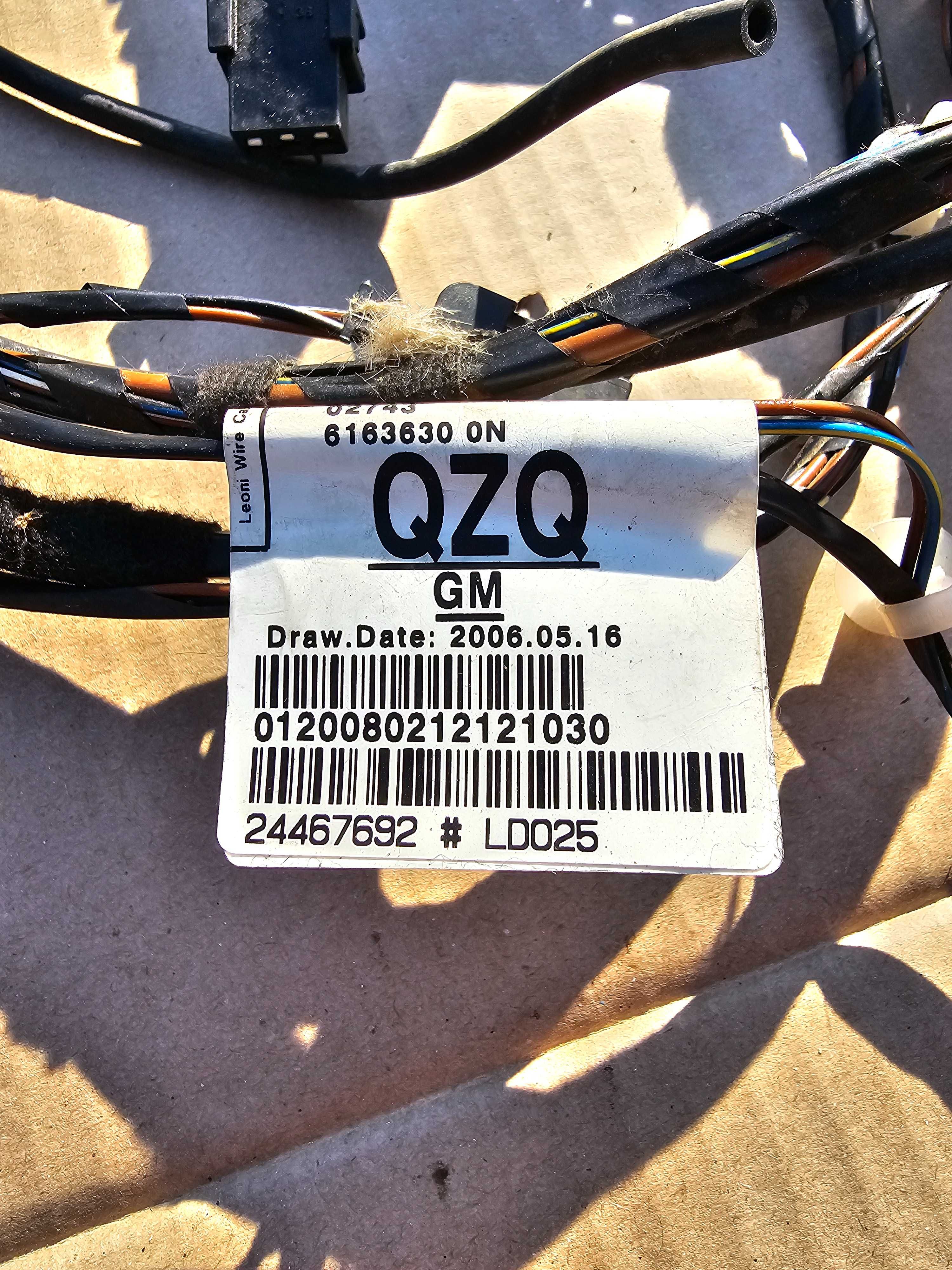 Wiązka Klapy Tył Opel Astra H GTC Symbol QzQ