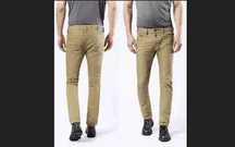 beżowe Diesel THAVAR W32 L34 slim skinny rurki chino W33 L32 W31 levis