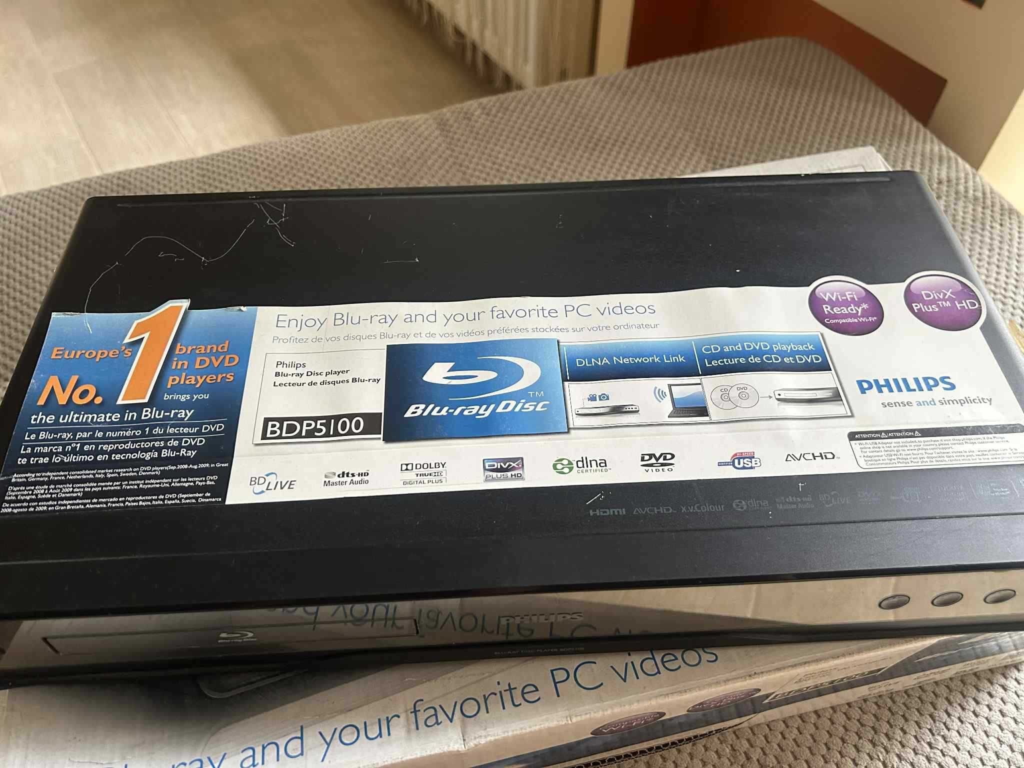 Blu-Ray Philips BDP5100 Wi-Fi