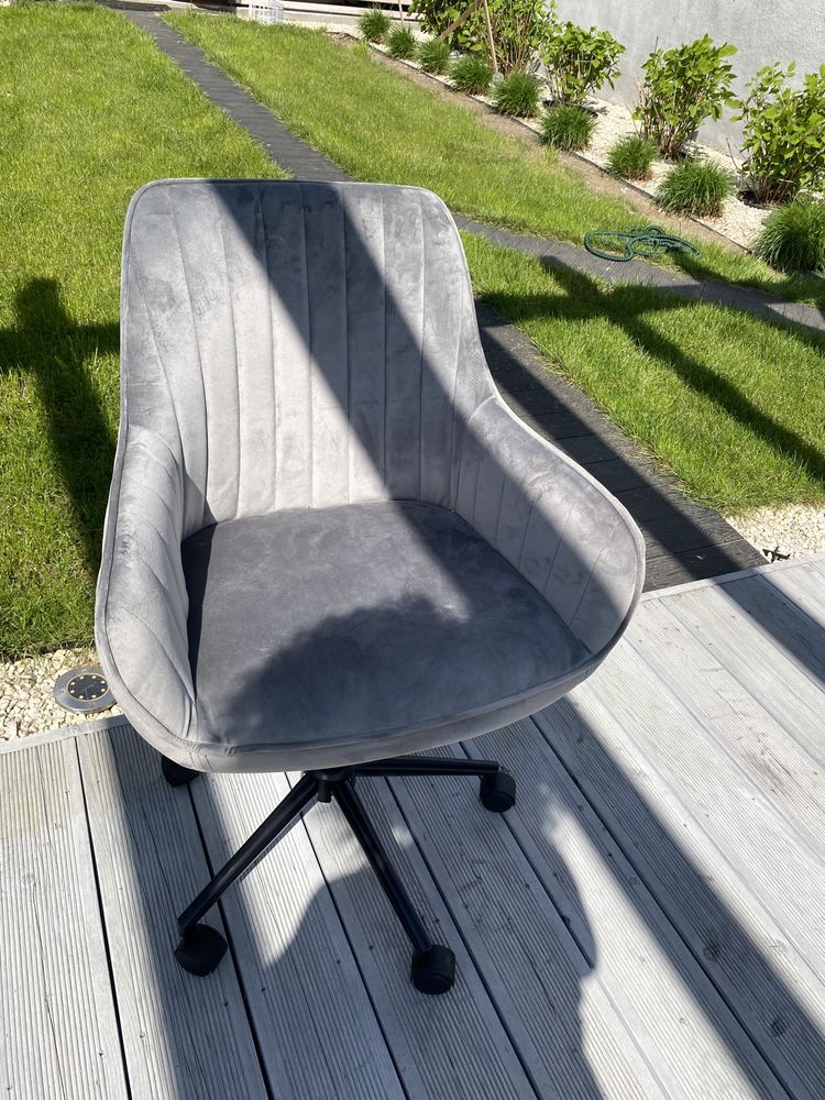Fotel obrotowy, krzesło- kolor szary