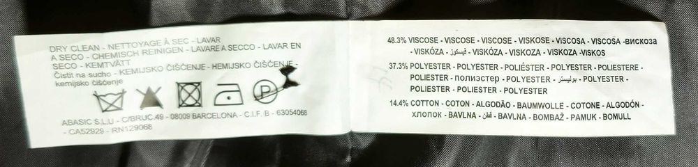 Casaco comprido preto