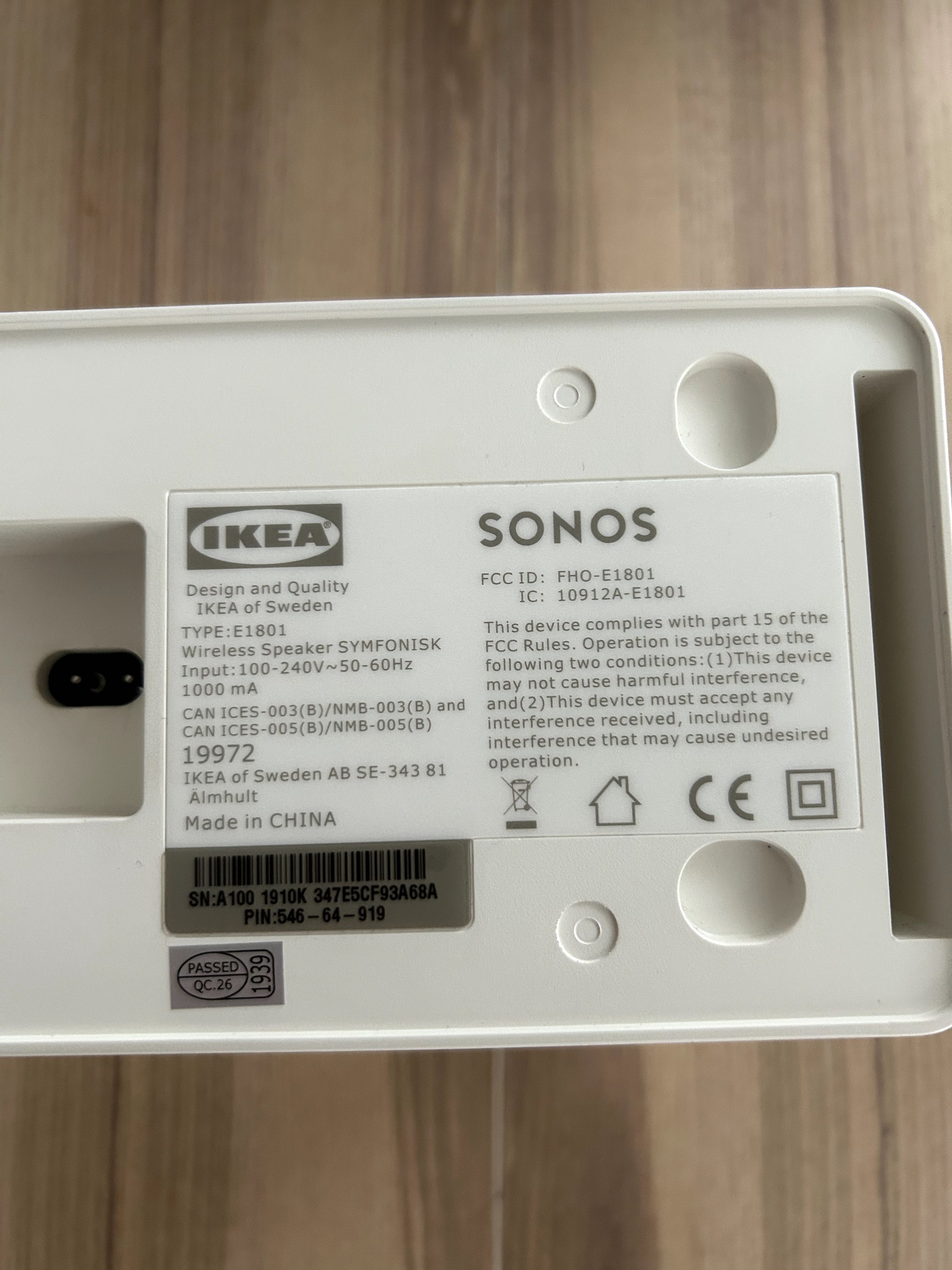 Ikea Sonos Symfonisk - Głośnik WIFI, biały - wysoka jakość i wygoda