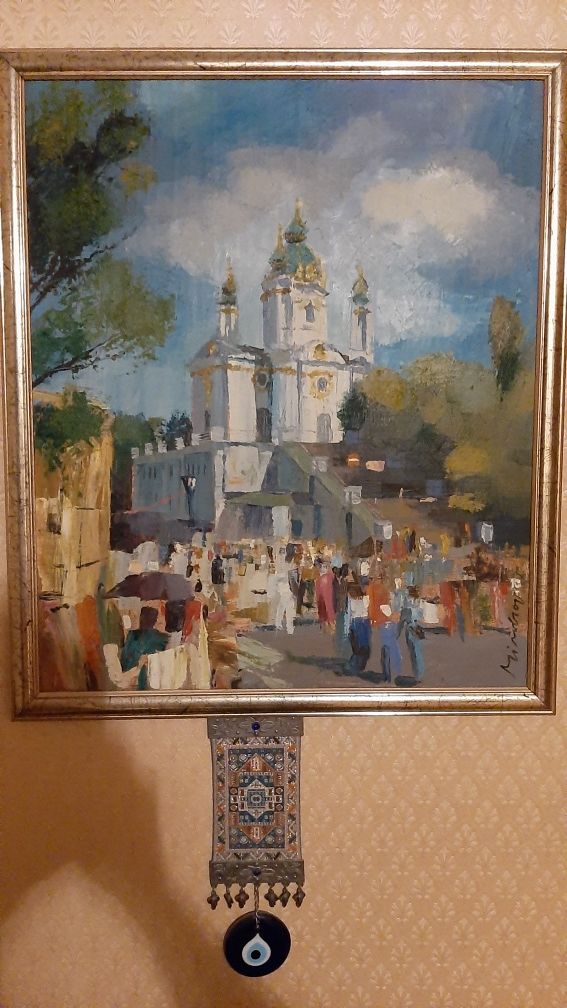 Картина Миловзоров А.П. "Андреевская церковь"